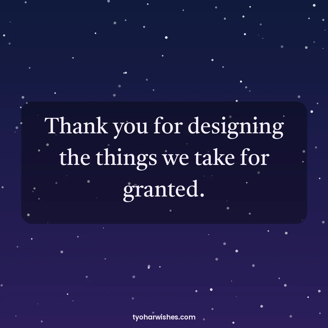 Engineers' Day wish image: Thank you for designing the things we take for granted.